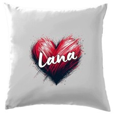 Love Heart Lana - Kissen - Song S&auml;nger Fan Love Del Ray Musik
