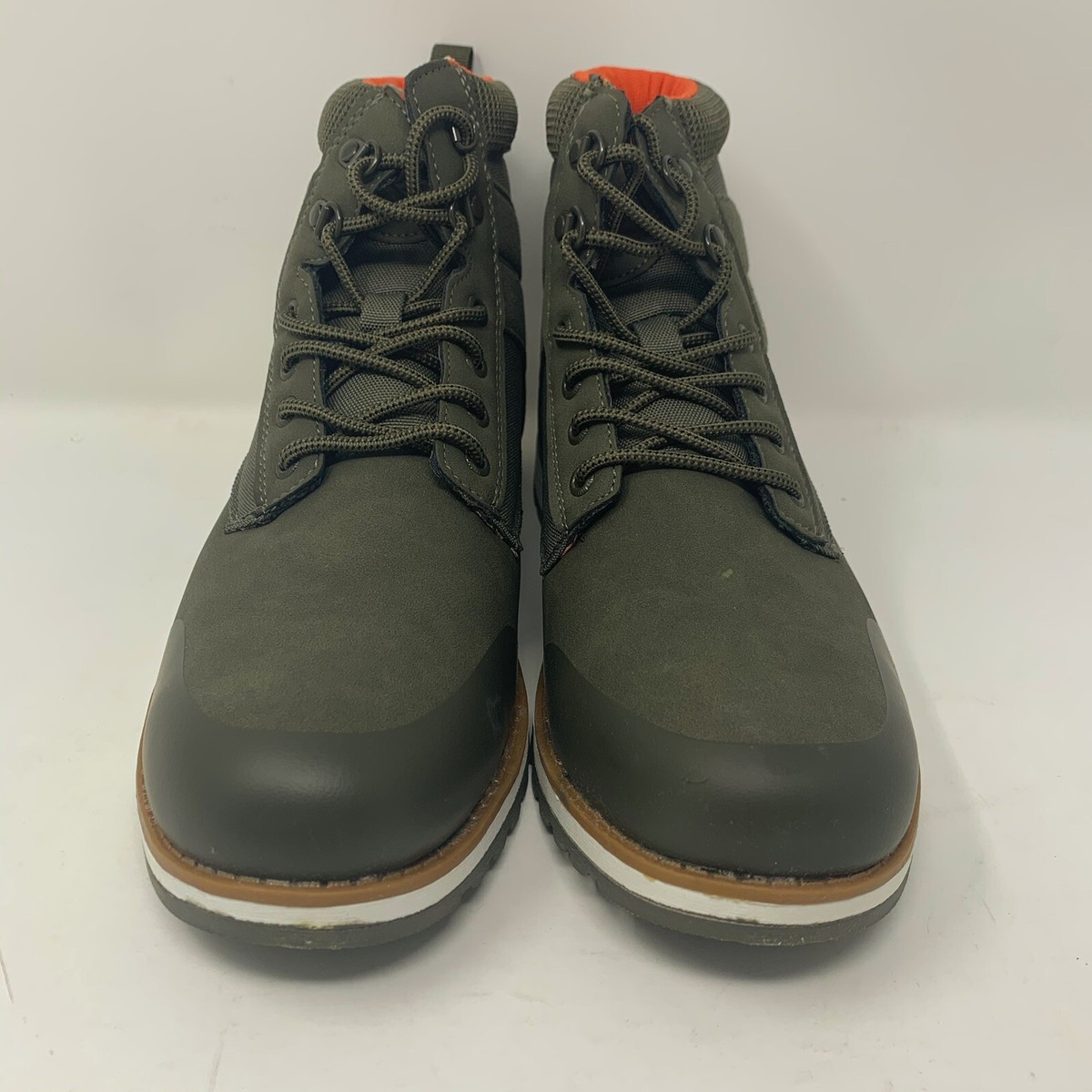 Brand New Pair Of XRAY Maison Lace-Up Boot Olive XRW1523 