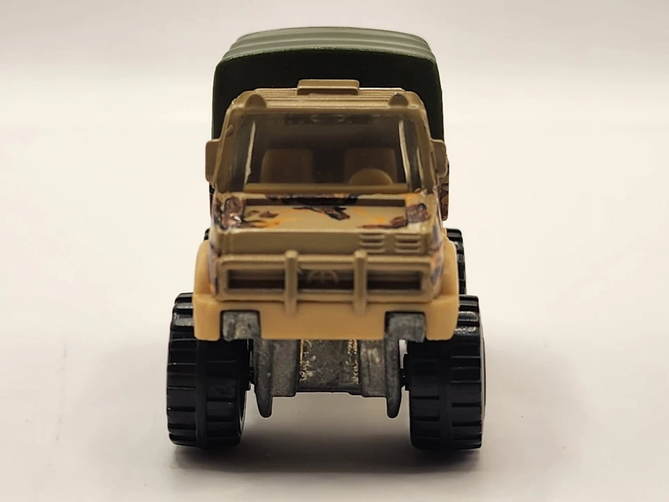 Camión de carga Hot Wheels 1990 militar ejército marines desierto camuflaje tropas Foto 3 de 4