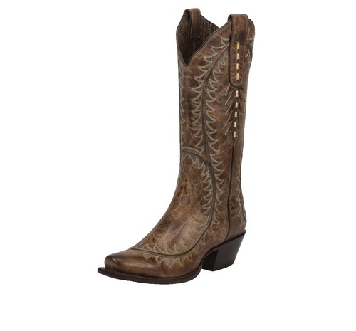 Vintage NOCONA BOOTS, bottes de cowboy en cuir grises