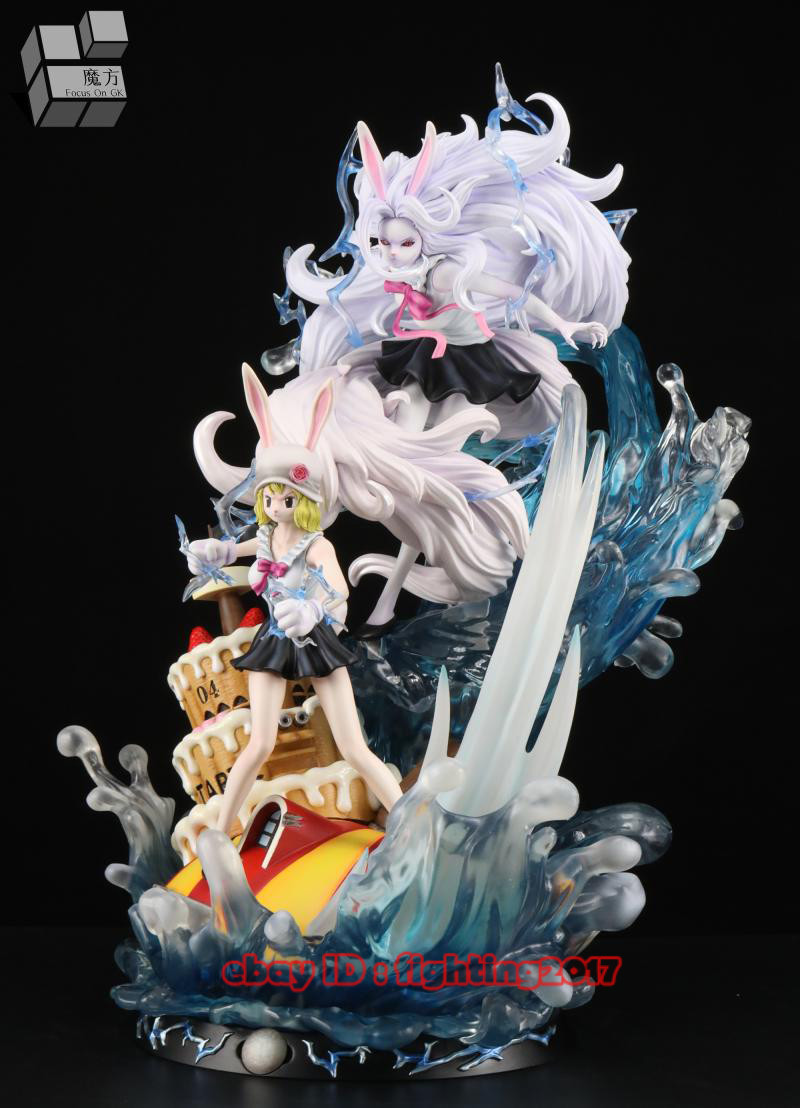 One Piece Carrot Resin Figurine Moon Lion Painted GK Statue Led