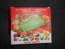 Fruits and Veggies Supplement with Superfood 90 Fruit Capsules 1 Set. 180 total