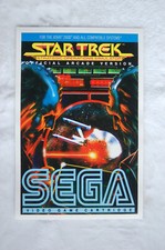 Star Trek Strategic Operations Video Game Promotional Poster Atari 2600 1980s 