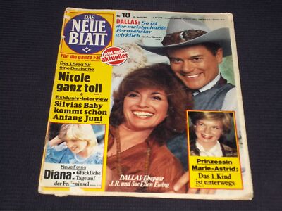 1982 APRIL 29 DAS NEUE BLATT MAGAZINE - J. R. & SUE ELLEN EWING GERMAN - L 12309