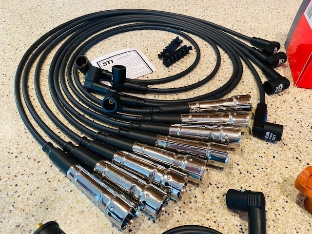 MERCEDES BENZ W107 450SL 380SL ЗАЖИГАНИЯ ТЮНИНГ КОМПЛЕКТ КРЫШКА РОТОРА СВЕЧА ЗАЖИГАНИЯ ПРОВОД - Изображение 3 из 3