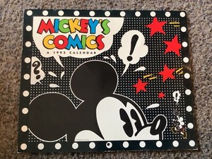 Disney Mickey’s Comics 1993 Calendar Cleo Inc Gibson-M