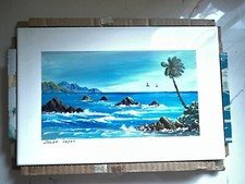 Jorge Lopez Puerto Vallarta Mexico Tile Wall Decor Hand Painted Signed