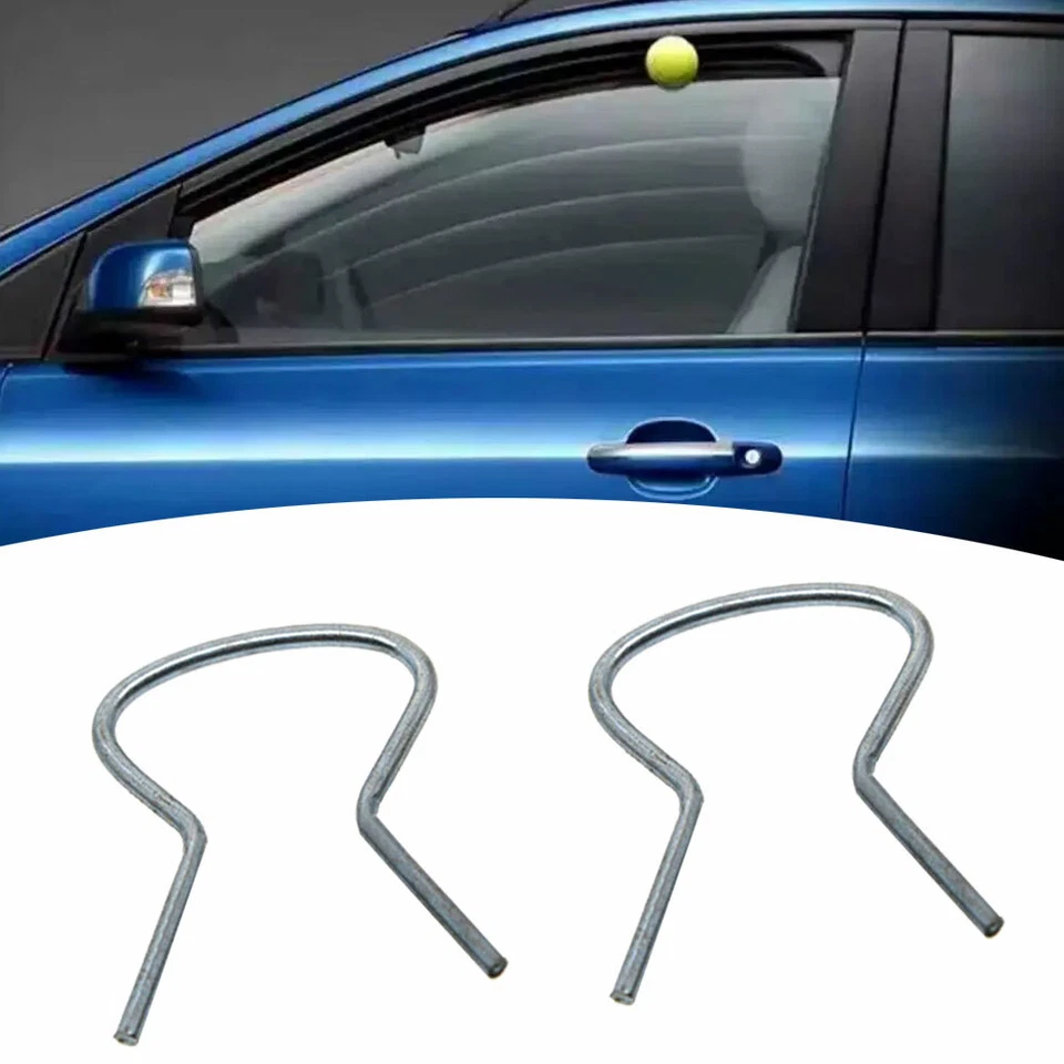 2x Window Winders Car Door Handle Metal Clip For Fiat Peugeot Citroen #4138439 - Image 2 of 4