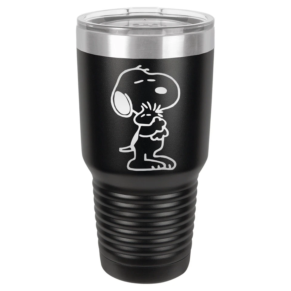 POLAR CAMEL Snoopy 30 oz stainless insulated laser engraved tumbler cup pop gift