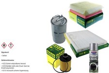 MANN-FILTER Paket + Presto Klima-Reiniger für Opel Corsa D Van L_8