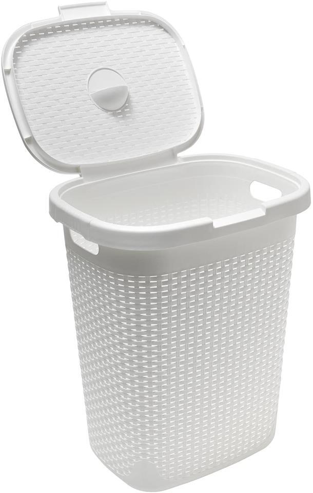 Addis Rattan Hamper 50L Calico