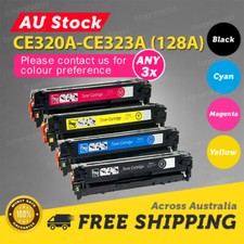 3x Any Toner for HP CE320A CE321A CE322A CE323A Laserjet CM1415 CM1525 CP1520