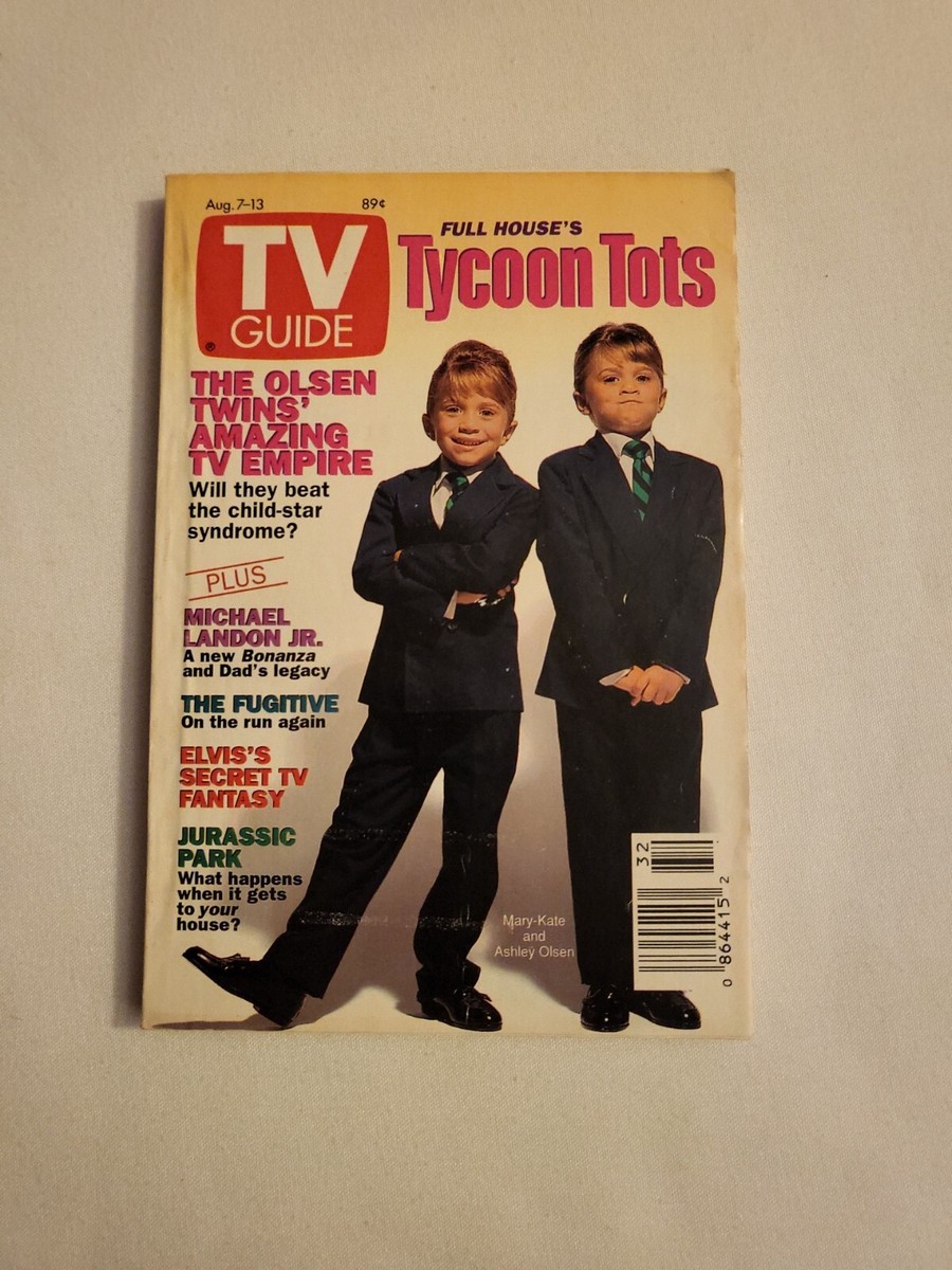 1993 August 7-13, TV Guide, Olsen Twins, (SM1)