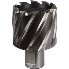Image of 43mm x 25mm Depth Rotabor Cutter - M2 Steel Annular Metal Core Drill 19mm Shank