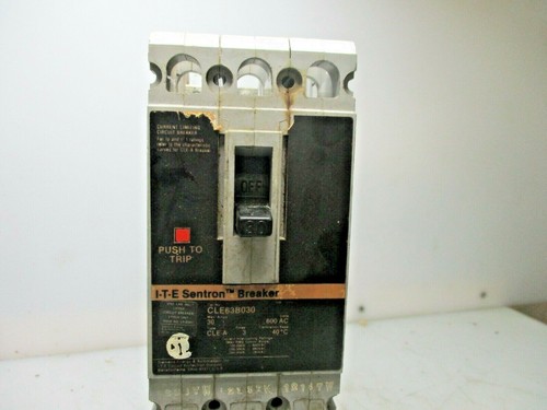 ITE SIEMENS 30 AMP SENTRON BREAKER CLE63B030 - Picture 3 of 7