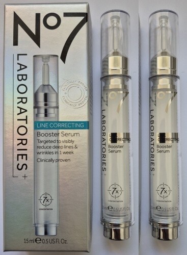 Restore & Renew Face/Neck Supercharge With No7 Line Correct Boost serum 2 x 15ml - Picture 1 of 1