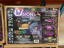 Flambeau Outdoors 8018SUV Storm Front 2 Classic Wood Duck Hunting Decoys 6 Pack