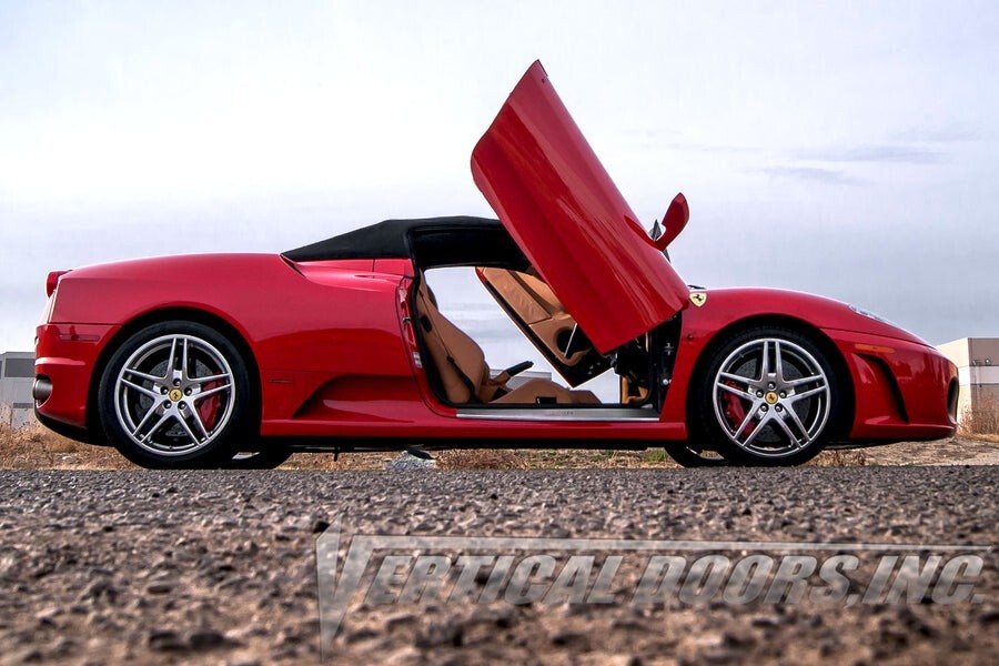 Ferrari F430 2004-2009 Bolt on Lambo Doors Vertical Doors Inc Kit