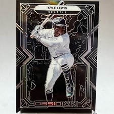 2022 KYLE LEWIS OBSIDIAN BASEBALL BASE