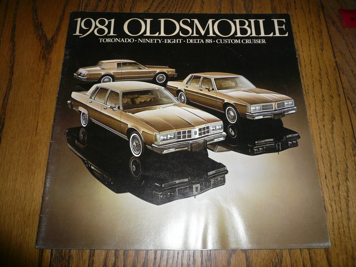 1981 Oldsmobile Toro 98 Regency Delta 88 Custom Cruiser Sales