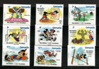 Grenada 1984 - Disney - Olympic Rings - Set of 9 Stamps Scott #1185a-93a - MNH