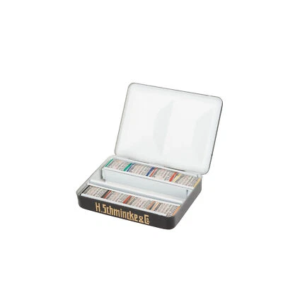 Schmincke Retro Reisekasten - 8 x halbe Näpfchen Horadam Aquarell 74 649 097