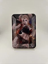 NEW METAL ROLLING TRAY SMALL 7” X 5” PREMIUM DESIGN HARLEY QUINN