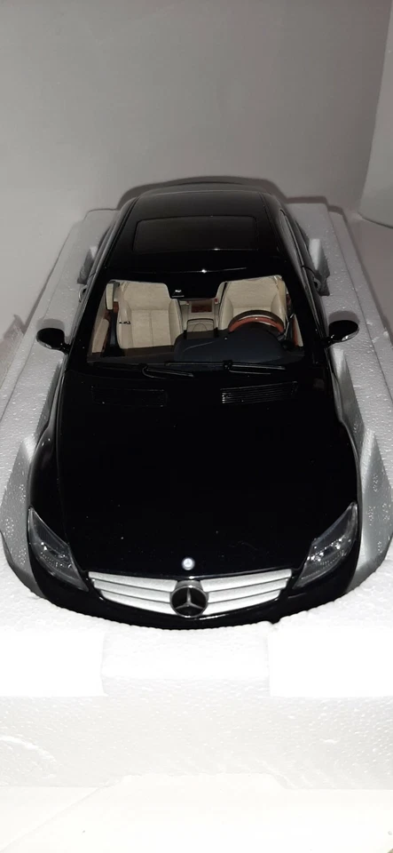 MERCEDES BENZ CL-KLASSE BLACK AUTOART MILLENIUM SCALA 1/18 - Immagine 4 di 4