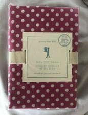 Pottery Barn Kids Pink Mini Dot Sham NLA NWT