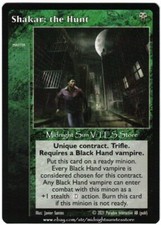 Shakar: the Hunt Danse Macabre Kickstarter V:TES VTES Vampire CCG