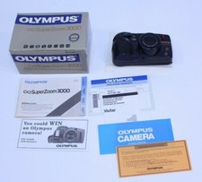 Olympus SuperZoom 3000 35mm Film Camera Point Shoot CIB 38-110mm Zoom Multi AF