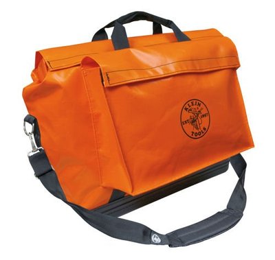 Vinyl Equipment Bag Orange Large Klein Tools 5181ORA for sale