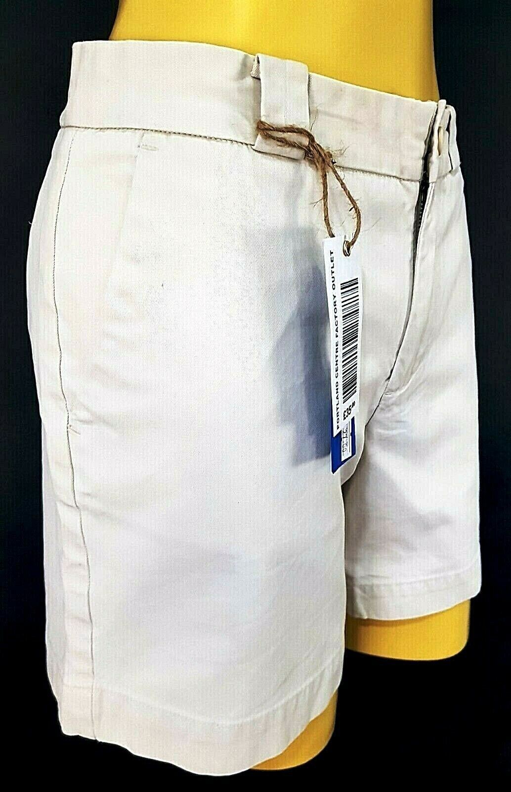 GAP Womans Ivory KHAKIS CHINOS SHORTS Flat - W26" - UK8 - EU36 - US2 - RRP £35 image 8