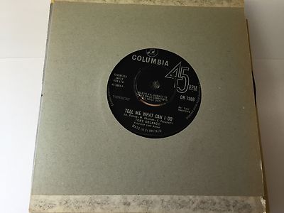 Tony Orlando Columbia She Doesn't Know It Tell Me What Can I Do 7 RARE VINYL 