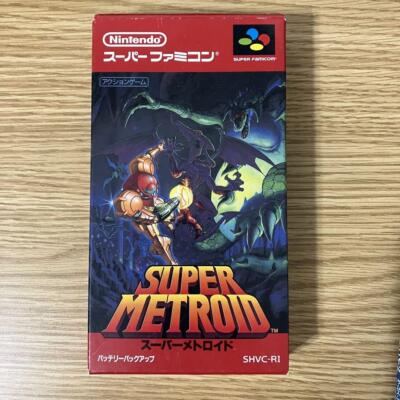 USED Super Metroid Super Famicom SFC Japan Video Game Tested in