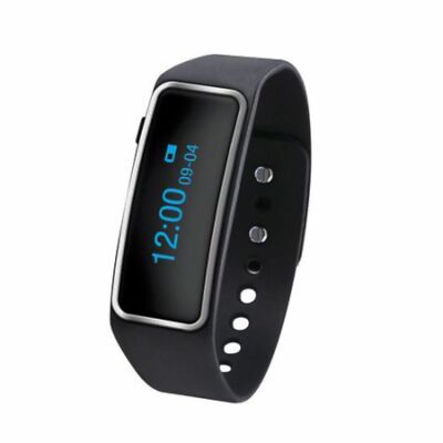NEW Actiiv Bluetooth Fitness Calorie Smartwatch Activity Tracker Wristband BLACK