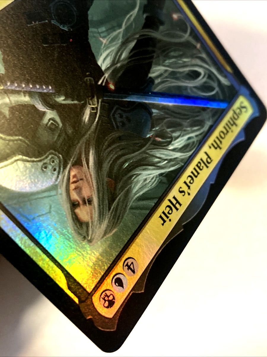 sephiroth planet's heir mtg card Sephiroth, [505] [Extended Art] [FINAL FANTASY] [Foil]  Face to Face Games put a +1/+1 counter on Sephiroth. MTG Sephiroth, Planet's Heir (Foil)