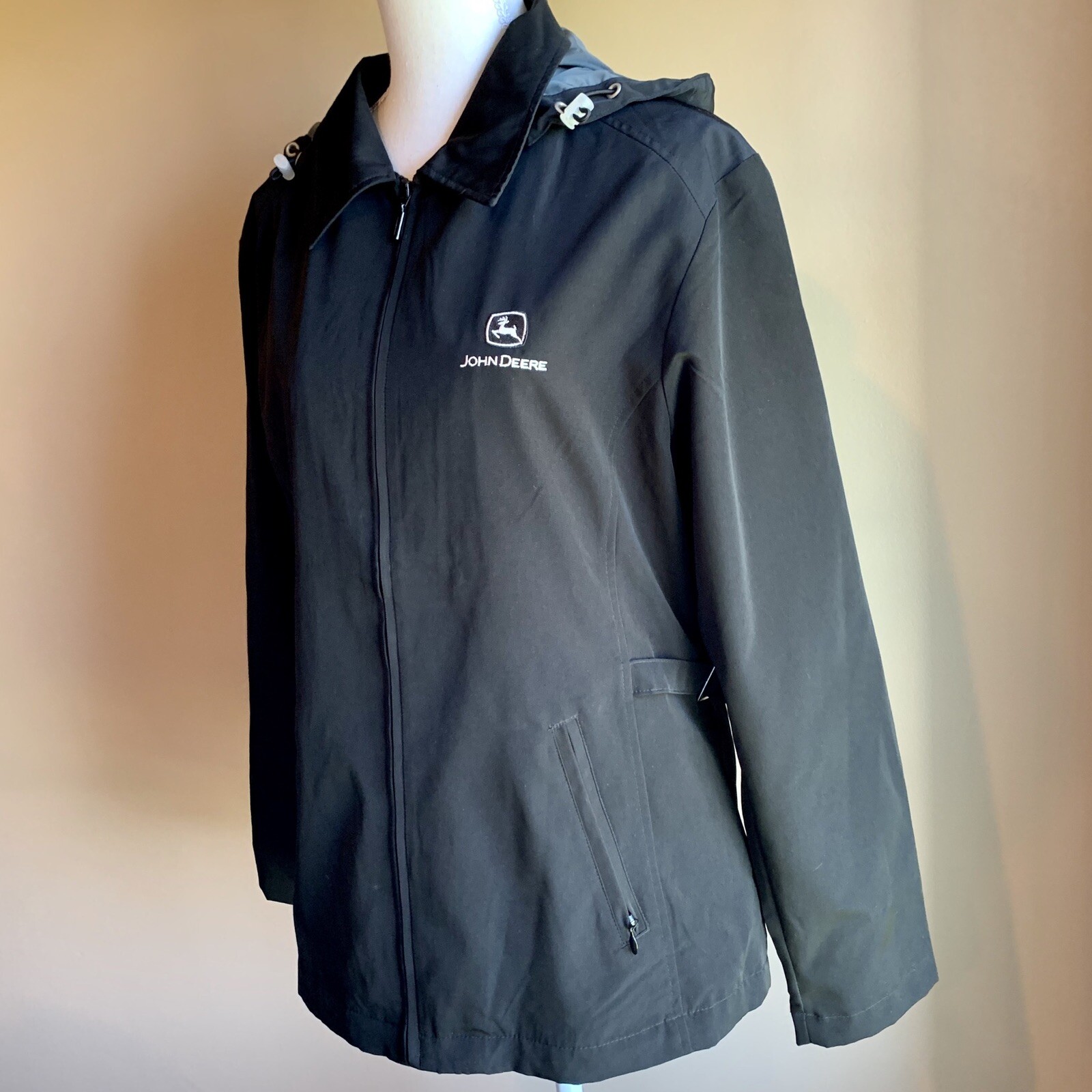John Deere Womens Jacket Port Authority Black Removab… Gem
