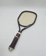Vintage Wilson Aggressor Racquetball Racket Leather Grip Made in USA With Cover