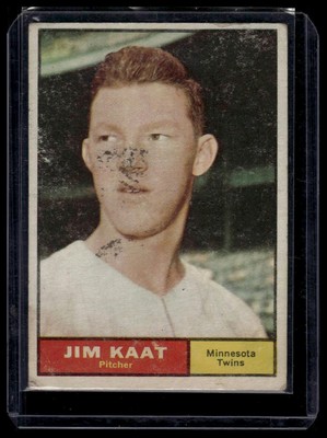 1961 Topps #63 Jim Kaat