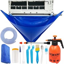 13Pcs Mini Split Cleaning Kit Bag with 2L High Pressure Sprayer, Air Conditioner