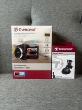 Image of Transcend 32 GB DrivePro 200 Car Video Recorder with Built-In Wi-Fi with Suction