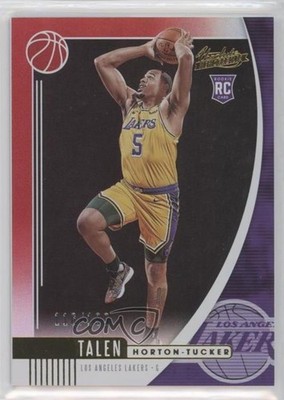 2019 Panini Absolute Memorabilia Red /199 Talen Horton-Tucker #29 Rookie RC 4l3