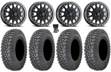 Method 401 Bdlk 15" Wheels Bk 5+1 35" Parallax Tires CFMoto ZForce Z10 / Z10-4