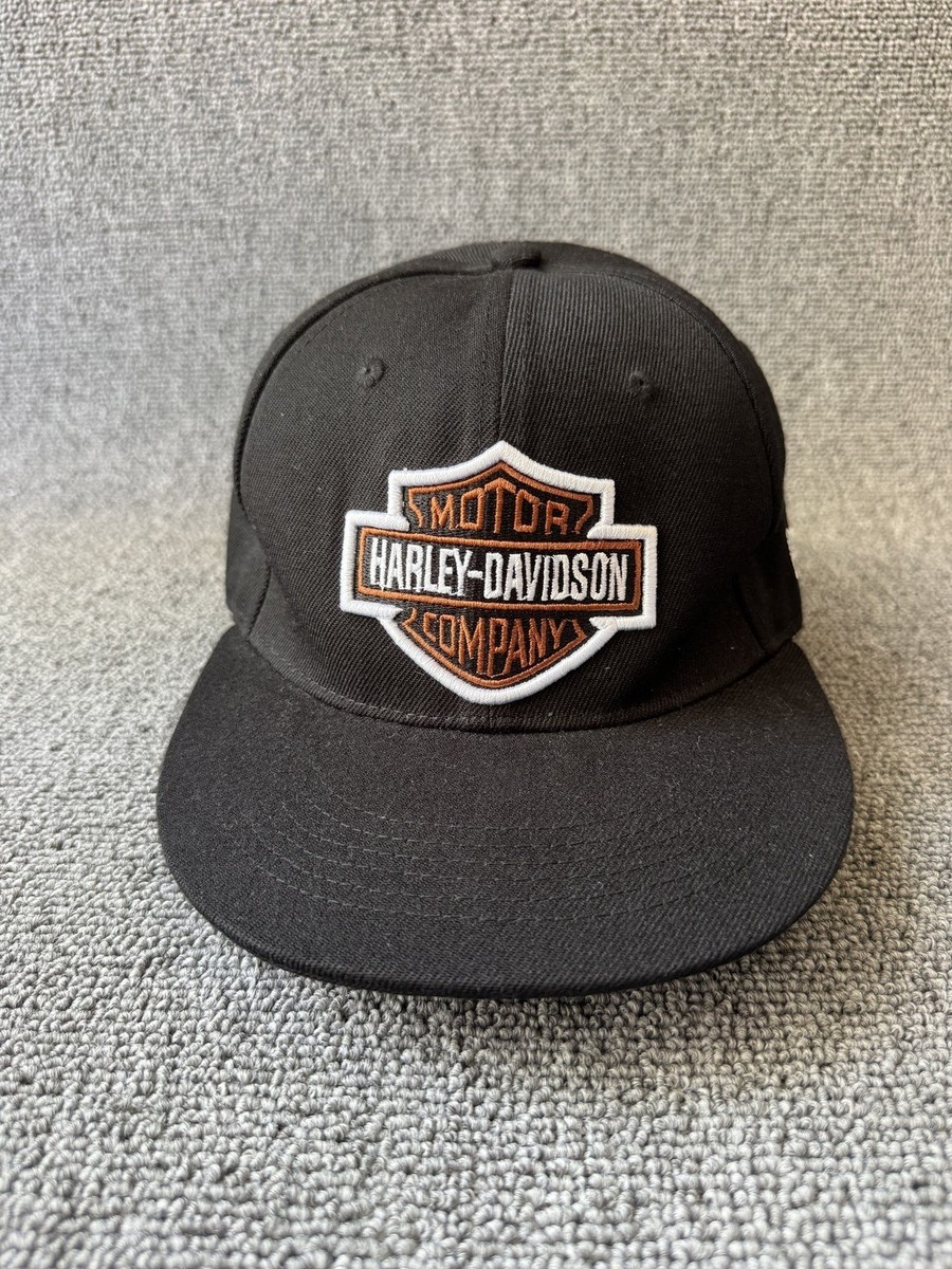 New Era Harley-Davidson 59FIFTY Fitted Hat Black 7 1/4 Motorcycle Cap