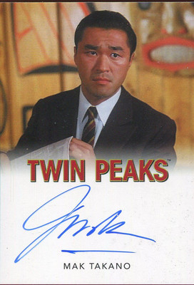 Twin Peaks Archives 2019 Classic Autogrammkarte Mak Takano als Jonathan Kumagai