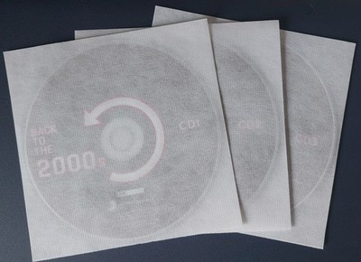 10 Fabric Inners: Non-woven Anti-Scratch Cloth Inner Sleeve for CD, DVD, BD, UHD