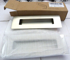 2 Pack Recessed Finger Flush Pulls Warm White Rectangular Sliding Door Handle