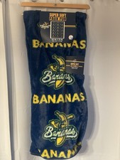 New Savannah Bananas Baseball Faux Fur Throw Blanket 60x70 Super Soft Comfy