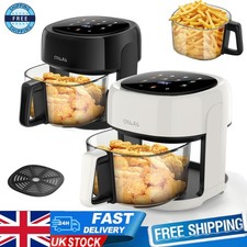 1800W Air Fryer Cooker Glass Pot Oven Frying Digital Kitchen Glass fryer OilFree